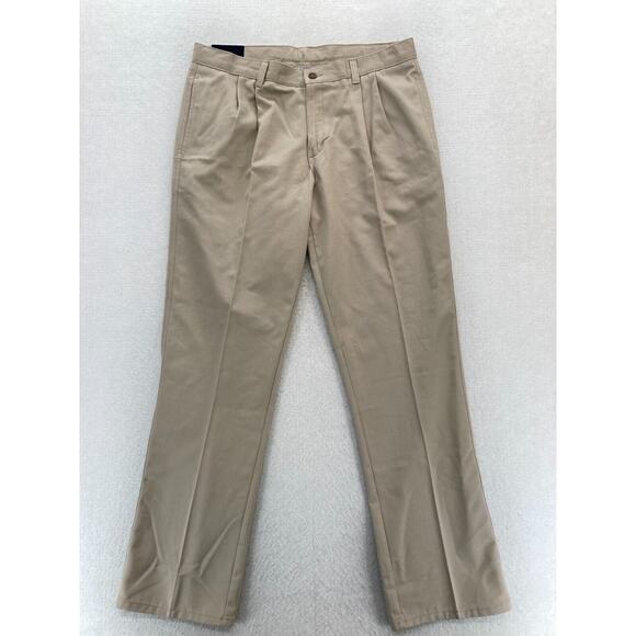 Chaps Playground Tough Pants Boys 20 Husky Khaki School Approved Performance NWT - Picture 1 of 11